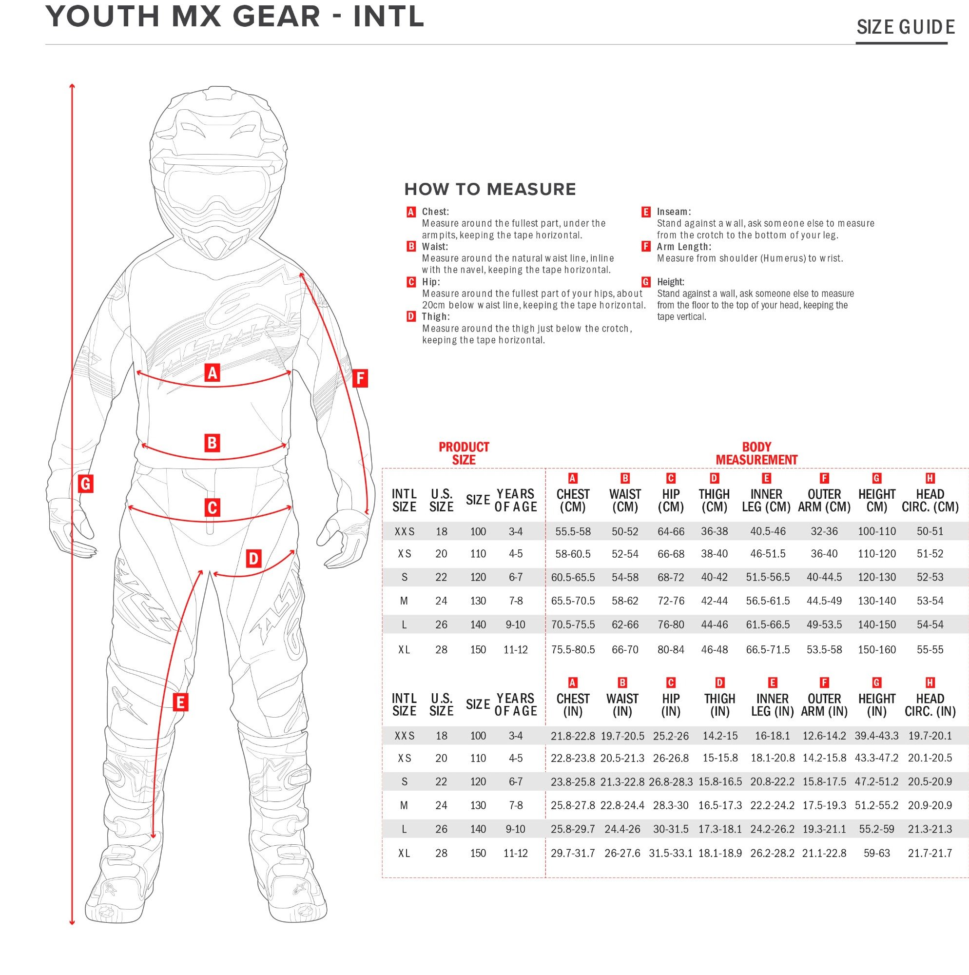 Youth Alpinestars